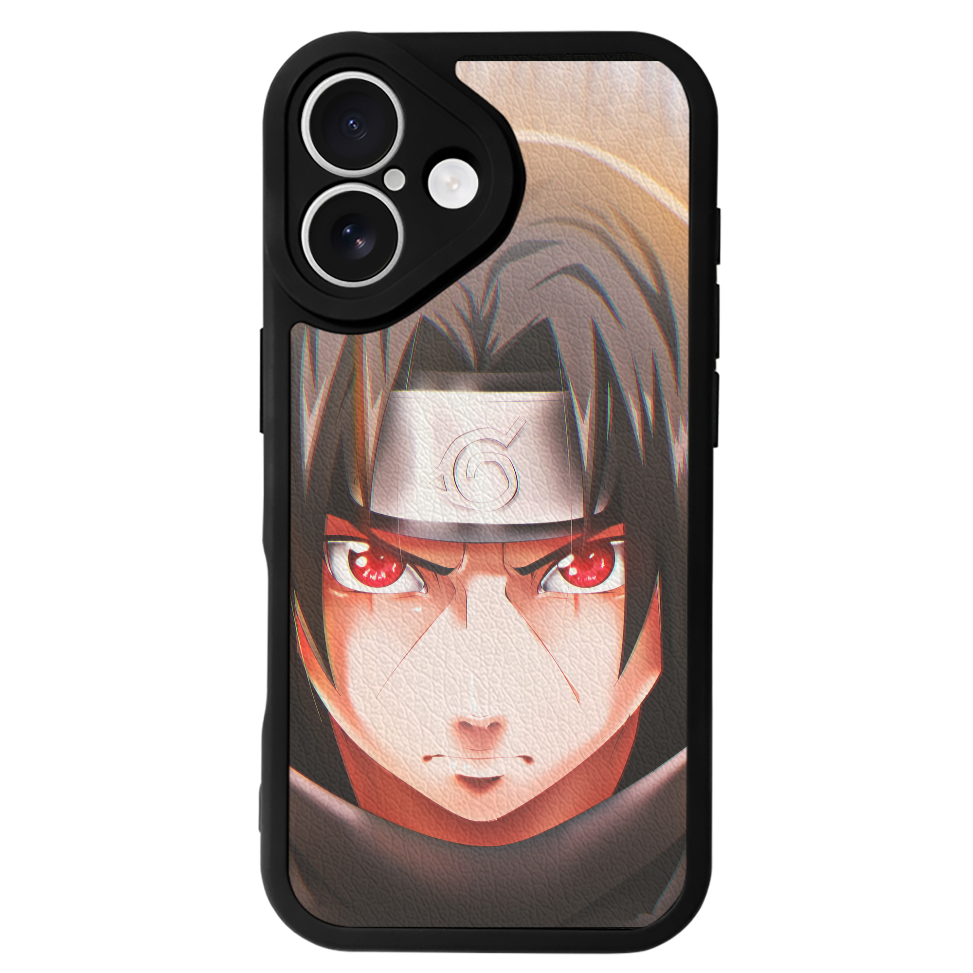 （画像用） NARUTO -ナルト- NARUTO -ナルト- 疾風伝 【iPhone 16シリーズ対応】シリコンスマホケース（レザー調） 材質：シリコン